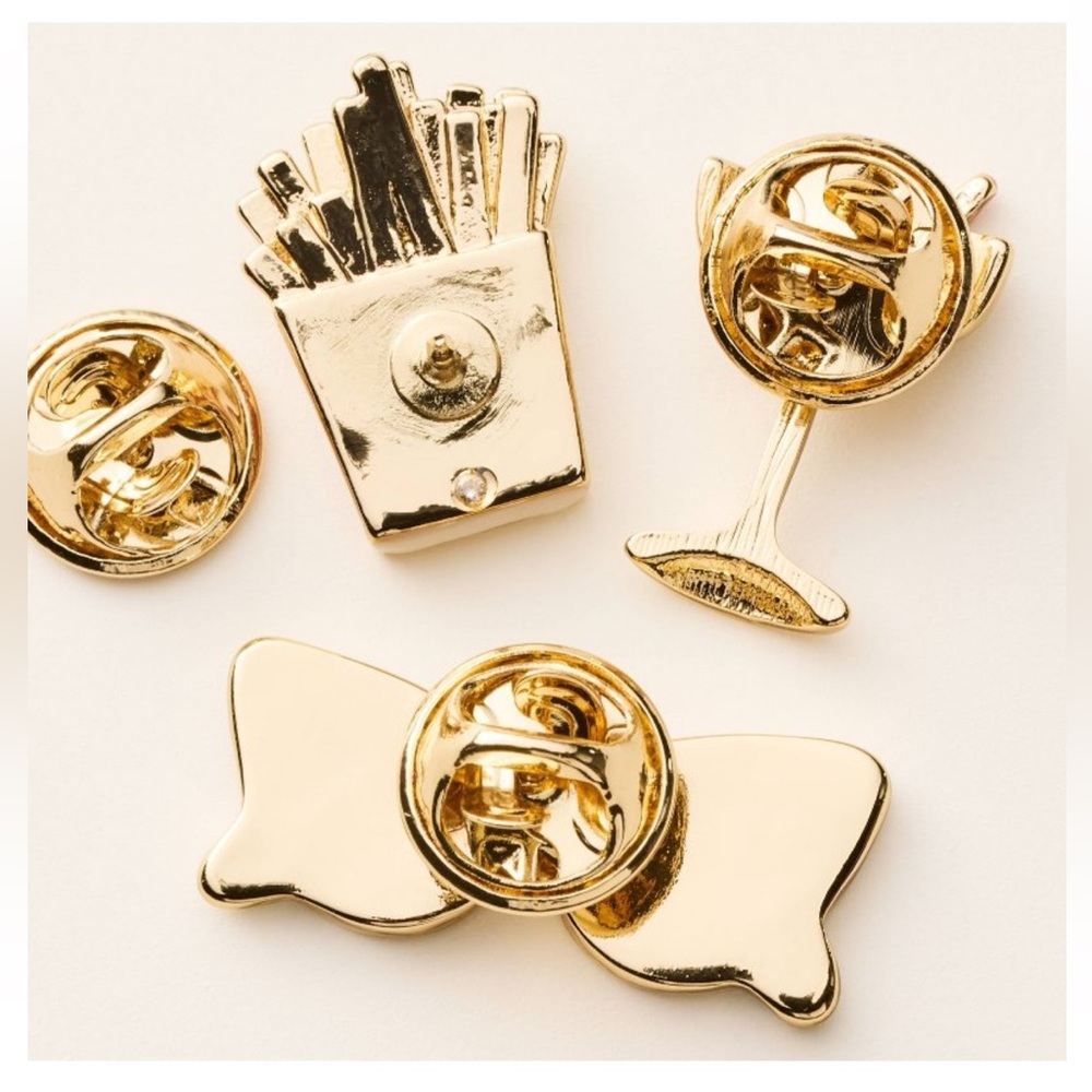 KATE SPADE Brooch Set LIMITED EDITION Enamel Pins - Picture 7 of 10